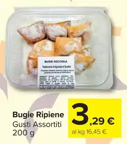 Carrefour Market Bugie Ripiene offerta