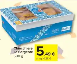 Carrefour Market Chiacchiere La Sorgente offerta