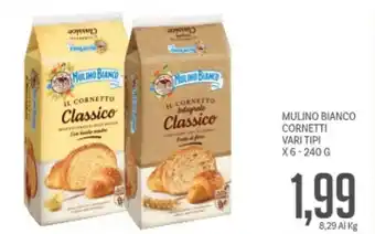 Supermercati Piccolo Mulino bianco cornetti offerta