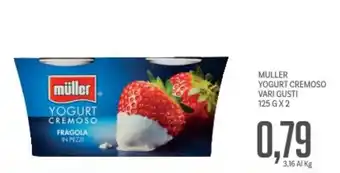 Supermercati Piccolo Muller yogurt cremoso vari gusti offerta