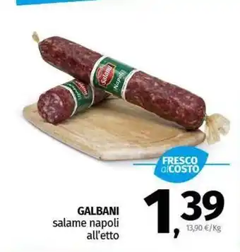 Pam GALBANI salame napoli offerta