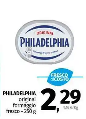 Pam PHILADELPHIA original formaggio fresco offerta