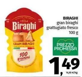 Pam BIRAGHI gran biraghi grattugiato fresco offerta