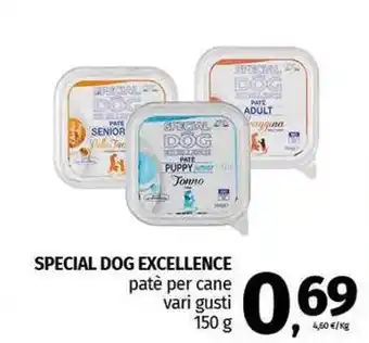 Pam SPECIAL DOG EXCELLENCE patè per cane offerta