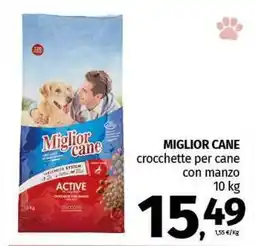 Pam MIGLIOR CANE crocchette per cane con manzo offerta