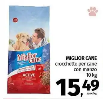 Pam MIGLIOR CANE crocchette per cane con manzo offerta