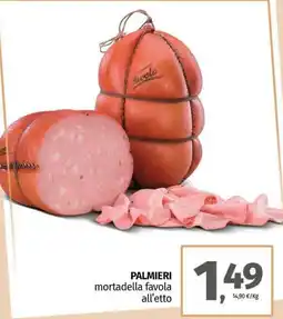 Pam PALMIERI mortadella favola offerta