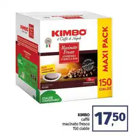 Pam KIMBO caffè macinato fresco 150 cialde offerta