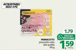 Pam PARMACOTTO prosciutto cotto alta qualità offerta