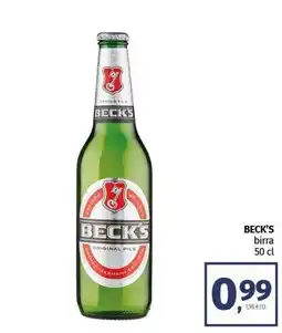 Pam BECK'S birra offerta
