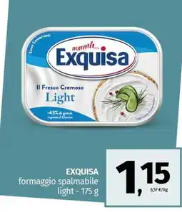 Pam EXQUISA formaggio spalmabile light offerta