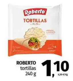 Pam ROBERTO tortillas offerta