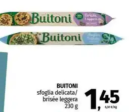 Pam BUITONI sfoglia delicata/ brisée leggera offerta