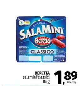 Pam BERETTA salamini classici offerta