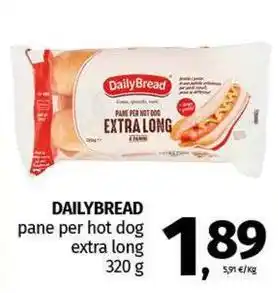 Pam DAILYBREAD pane per hot dog extra long offerta