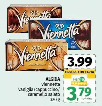 Pam ALGIDA viennetta vaniglia/cappuccino/ caramello salato offerta