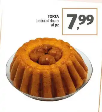 Pam TORTA babà al rhum offerta