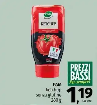 Pam PAM ketchup senza glutine offerta