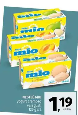 Pam NESTLÉ MIO yogurt cremoso offerta