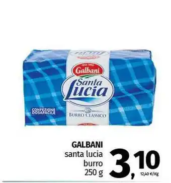 Pam GALBANI santa lucia burro offerta