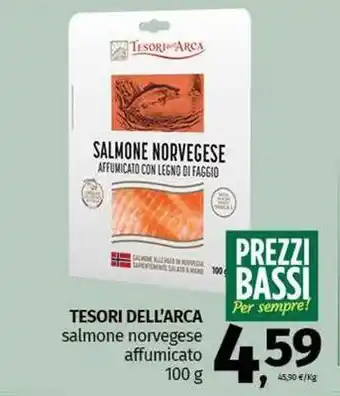 Pam TESORI DELL'ARCA salmone norvegese affumicato offerta