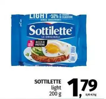 Pam SOTTILETTE light offerta