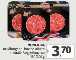 Pam MONTAGNA maxiburger di bovino adulto australia/argentina/usa offerta