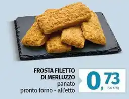 Pam FROSTA Filetto di merluzzo panato pronto forno offerta