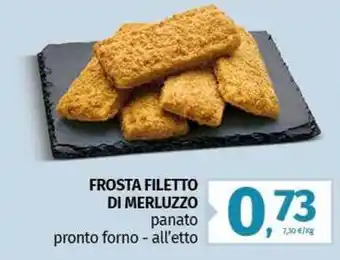 Pam FROSTA Filetto di merluzzo panato pronto forno offerta