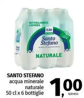 Pam SANTO STEFANO acqua minerale naturale offerta