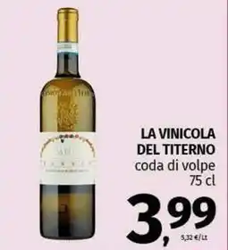 Pam LA VINICOLA DEL TITERNO coda di volpe offerta