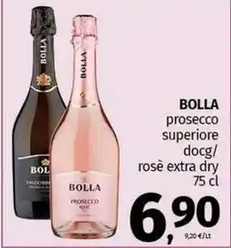 Pam BOLLA PROSECCO prosecco superiore docg/ rosè extra dry offerta