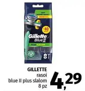 Pam GILLETTE rasoi blue II plus slalom offerta