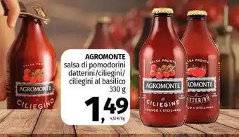 Pam AGROMONTE salsa di pomodorini datterini offerta