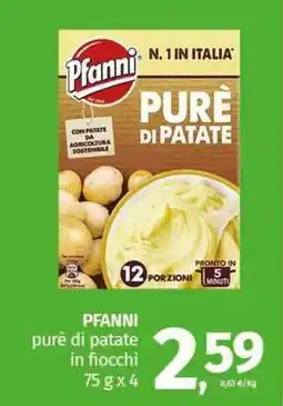 Pam PFANNI purè di patate in fiocchi offerta