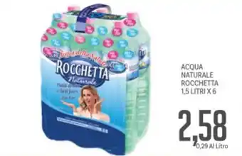 Supermercati Piccolo Acqua naturale rocchetta offerta