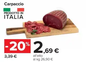 Carrefour Carpaccio offerta