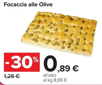 Carrefour Focaccia alle Olive offerta