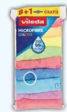 Acqua & Sapone Vileda 1. panno microfibre colors multiuso 8 + 1 pz offerta