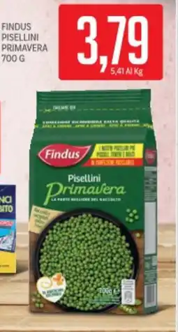 Supermercati Piccolo Findus pisellini primavera offerta