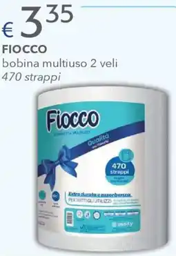 Acqua & Sapone Fiocco bobina multiuso 2 veli 470 strappi offerta