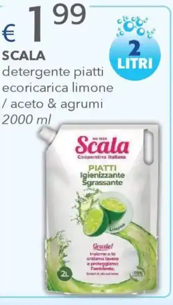 Acqua & Sapone Scala detergente piatti ecoricarica limone offerta