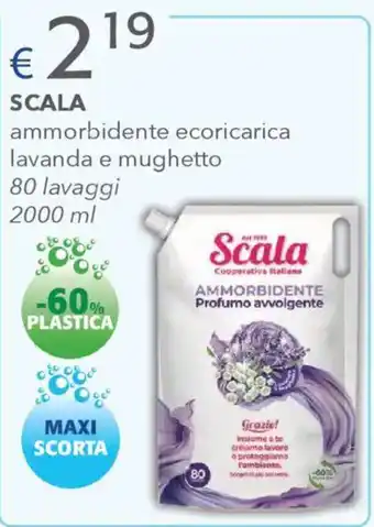 Acqua & Sapone Scala ammorbidente ecoricarica lavanda e mughetto 80 lavaggi offerta