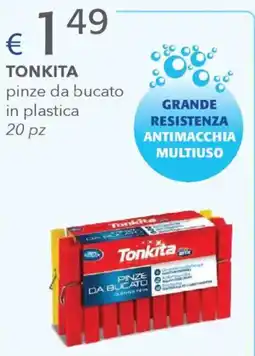 Acqua & Sapone Tonkita pinze da bucato in plastica offerta