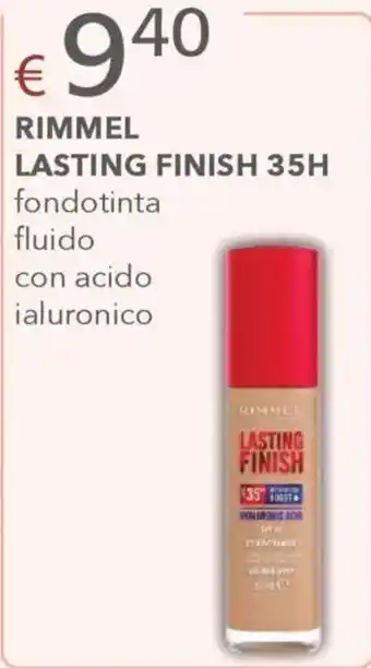 Acqua & Sapone Rimmel lasting finish 35h fondotinta fluido con acido ialuronico offerta