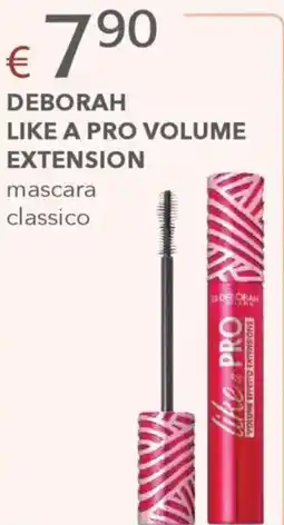 Acqua & Sapone Deborah like a pro volume extension mascara classico offerta