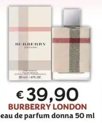 Acqua & Sapone Burberry london eau de parfum donna offerta