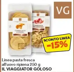 Unes Linea pasta fresca all'uovo ripiena il viaggiator goloso offerta