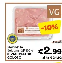 Unes Mortadella bologna igp il viaggiator goloso offerta