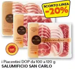 Unes I piacentini dop da salumificio san carlo offerta